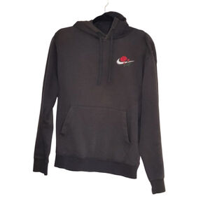 Nike Gray Rose Embroidered Hoodie Standard size Small